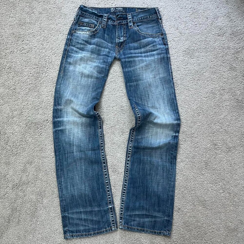 Silver Jeans Co. Faded Blue Jeans